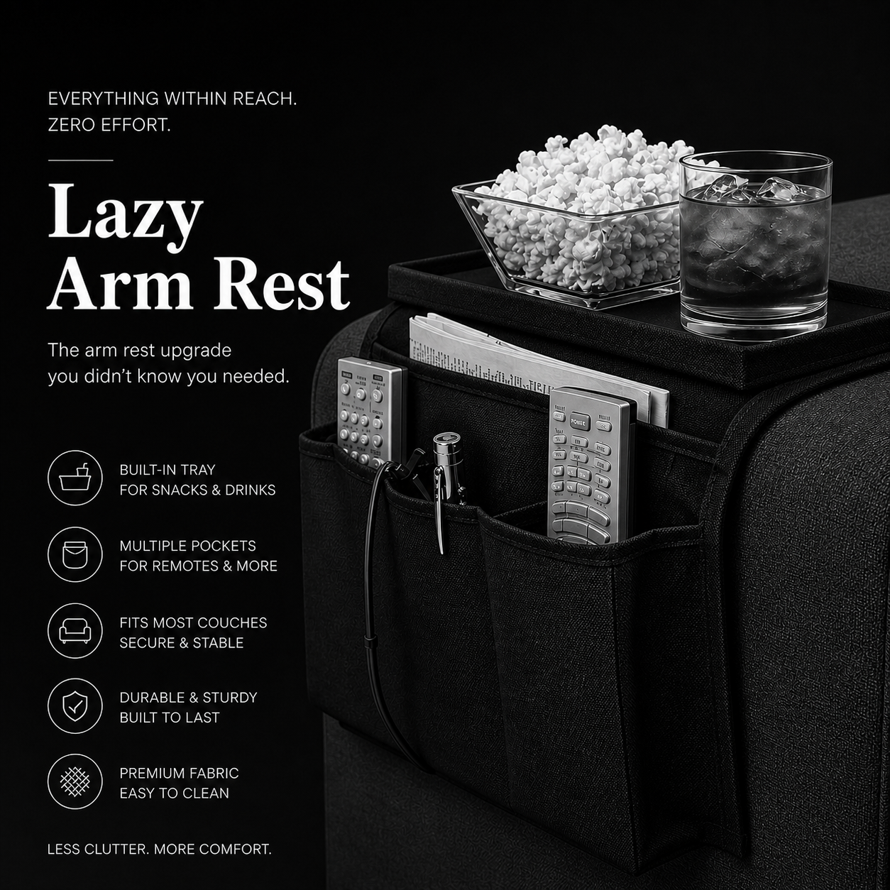 Lazy Arm Rest Organizer